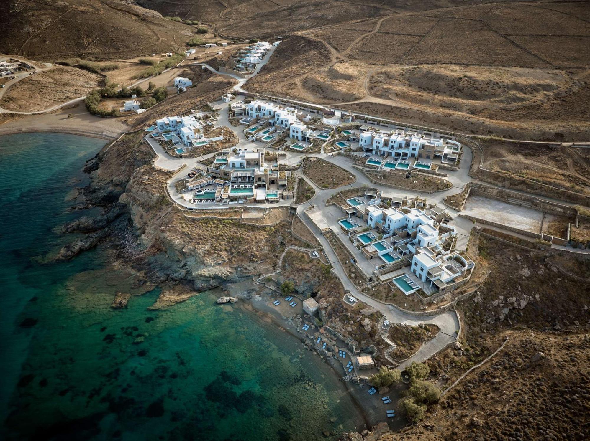 Semeli Coast Mykonos Curio Collection By Hilton Hotell Merchia Beach Eksteriør bilde
