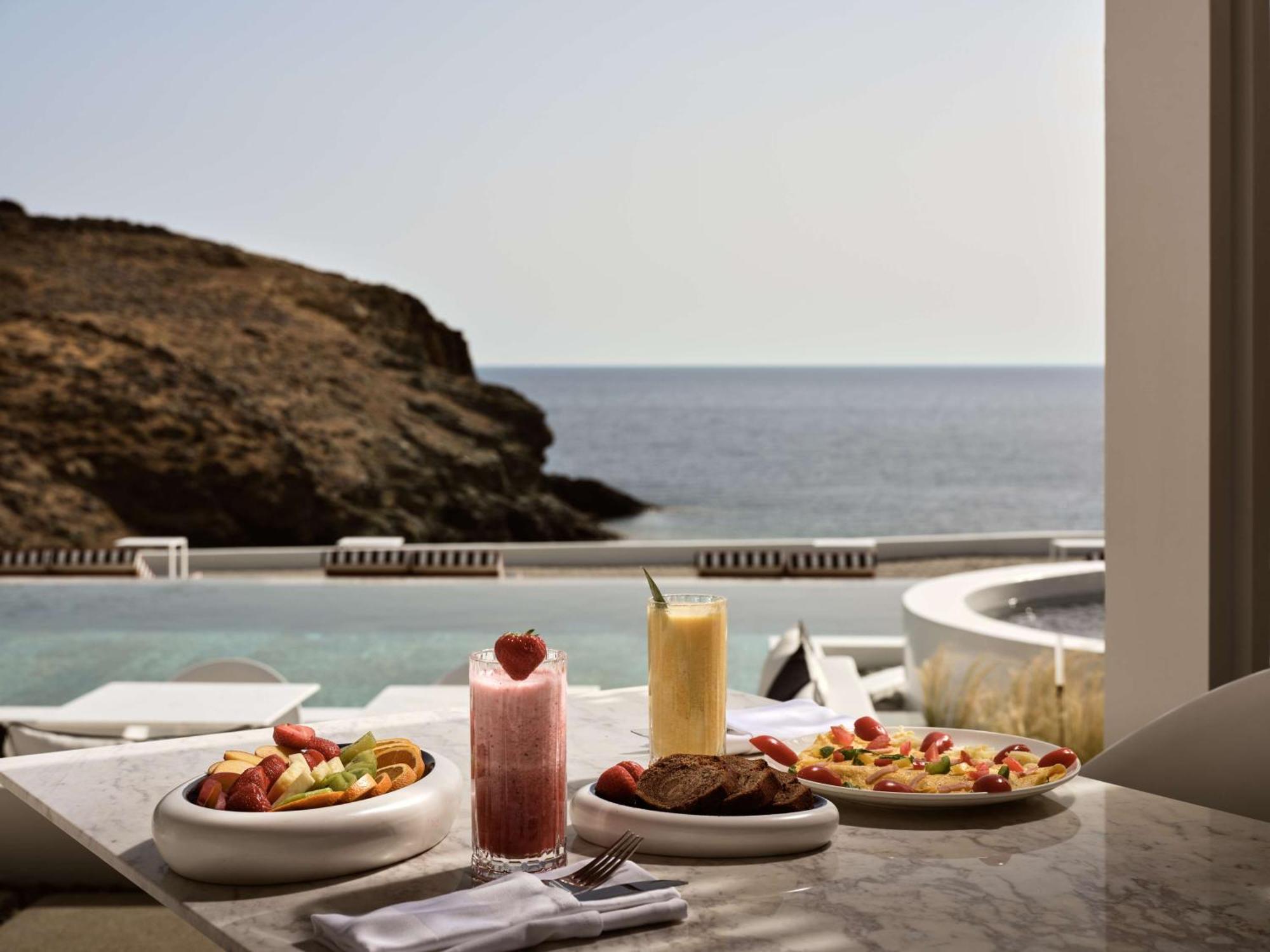 Semeli Coast Mykonos Curio Collection By Hilton Hotell Merchia Beach Eksteriør bilde