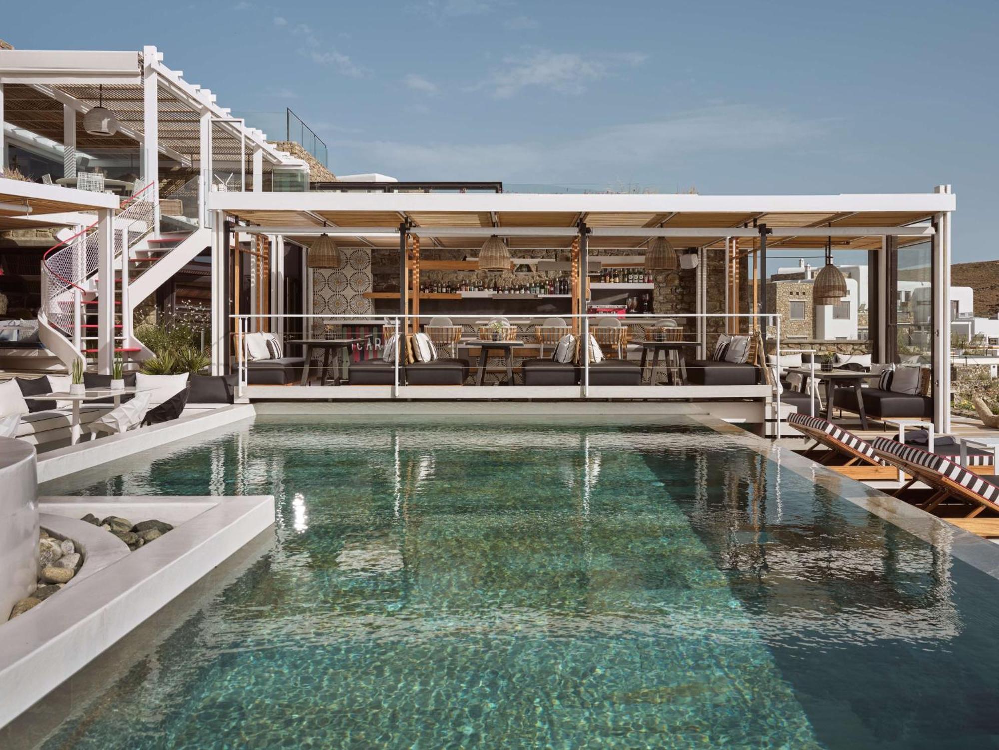 Semeli Coast Mykonos Curio Collection By Hilton Hotell Merchia Beach Eksteriør bilde