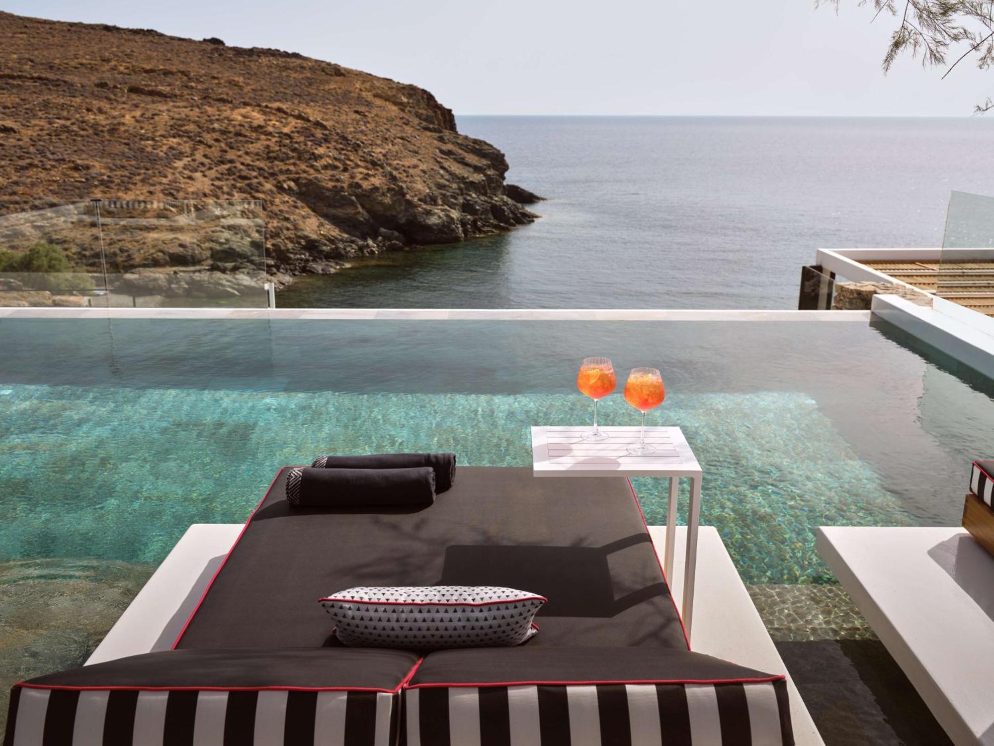 Semeli Coast Mykonos Curio Collection By Hilton Hotell Merchia Beach Eksteriør bilde