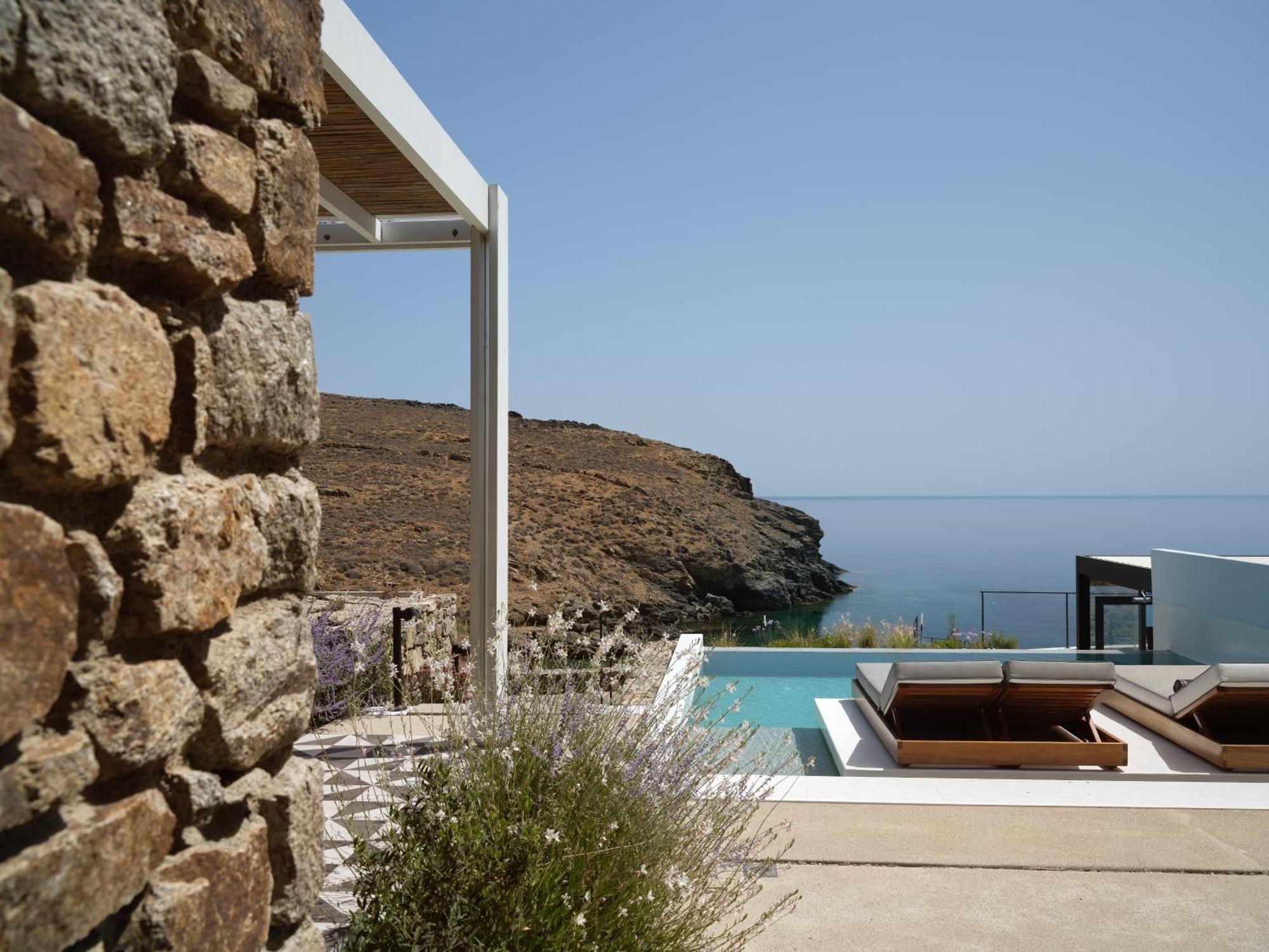 Semeli Coast Mykonos Curio Collection By Hilton Hotell Merchia Beach Eksteriør bilde