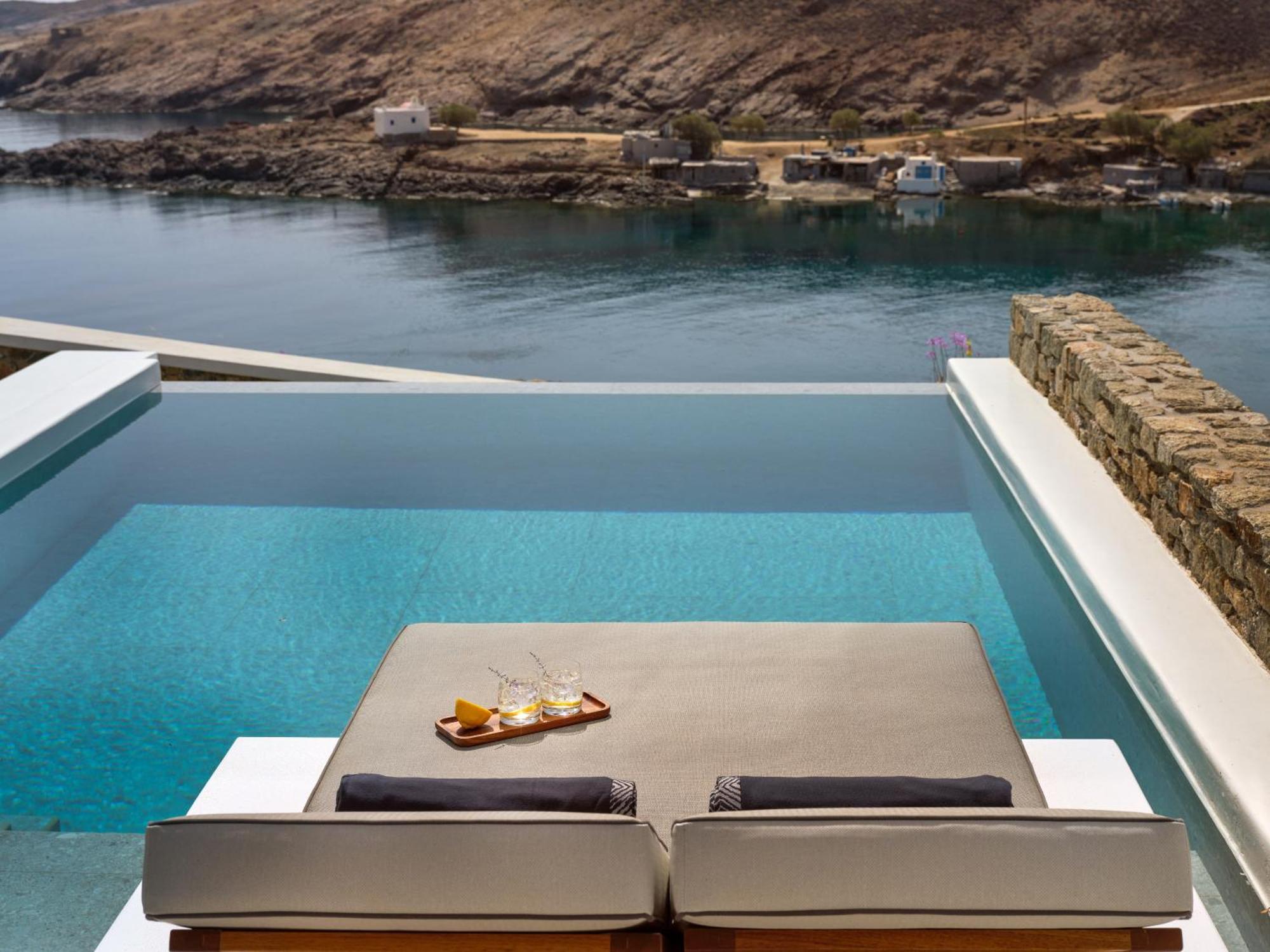 Semeli Coast Mykonos Curio Collection By Hilton Hotell Merchia Beach Eksteriør bilde