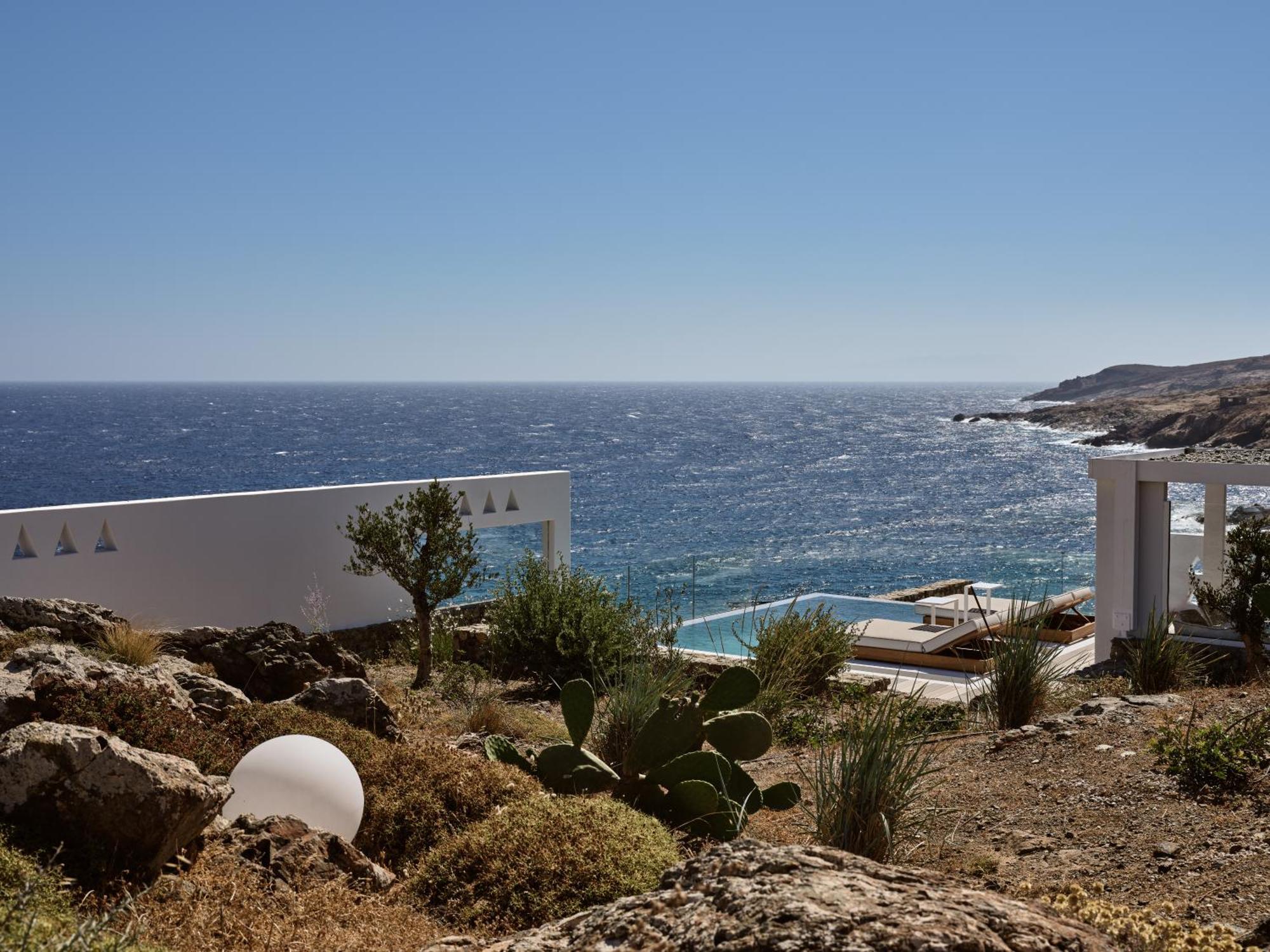 Semeli Coast Mykonos Curio Collection By Hilton Hotell Merchia Beach Eksteriør bilde