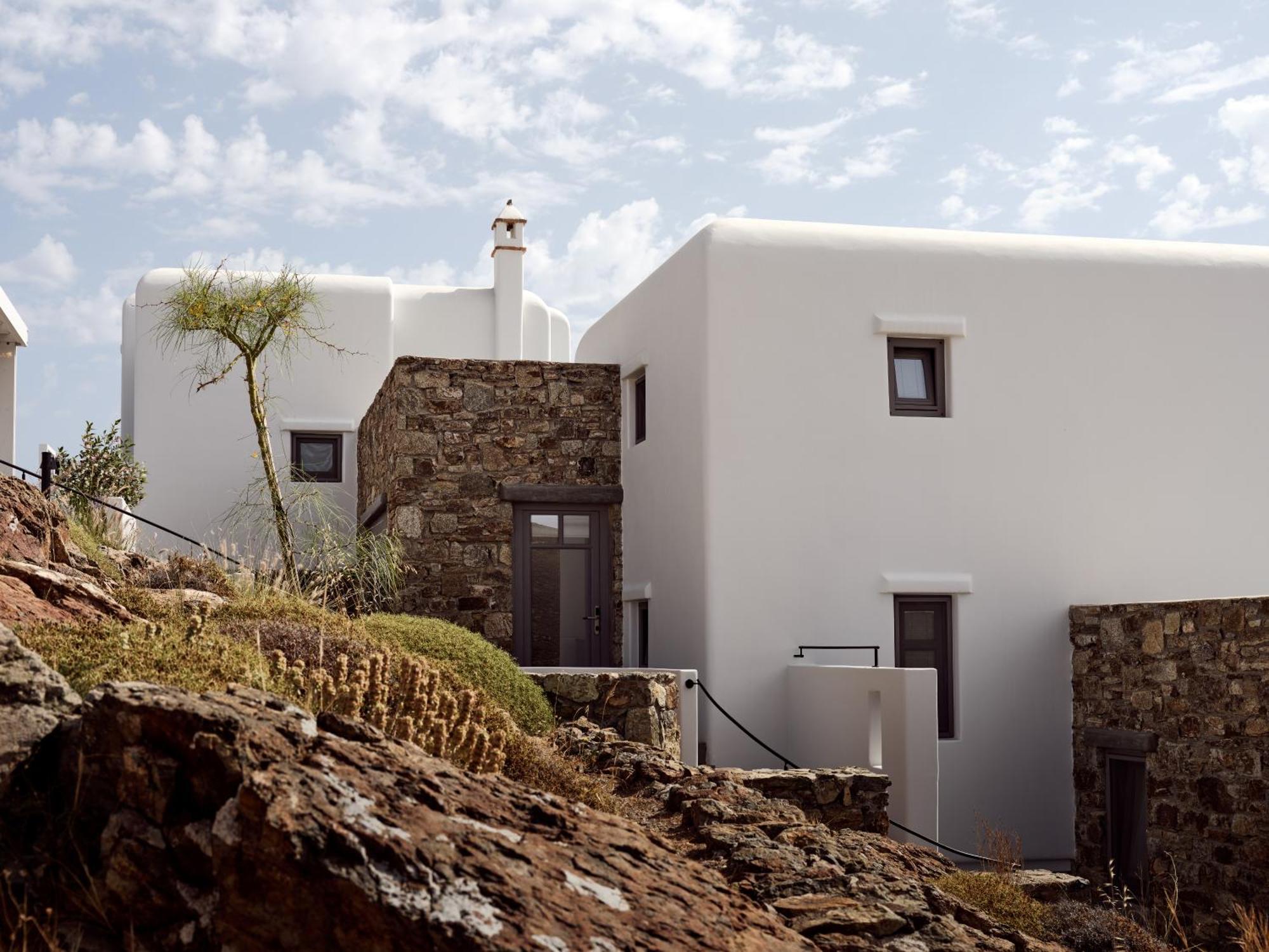 Semeli Coast Mykonos Curio Collection By Hilton Hotell Merchia Beach Eksteriør bilde