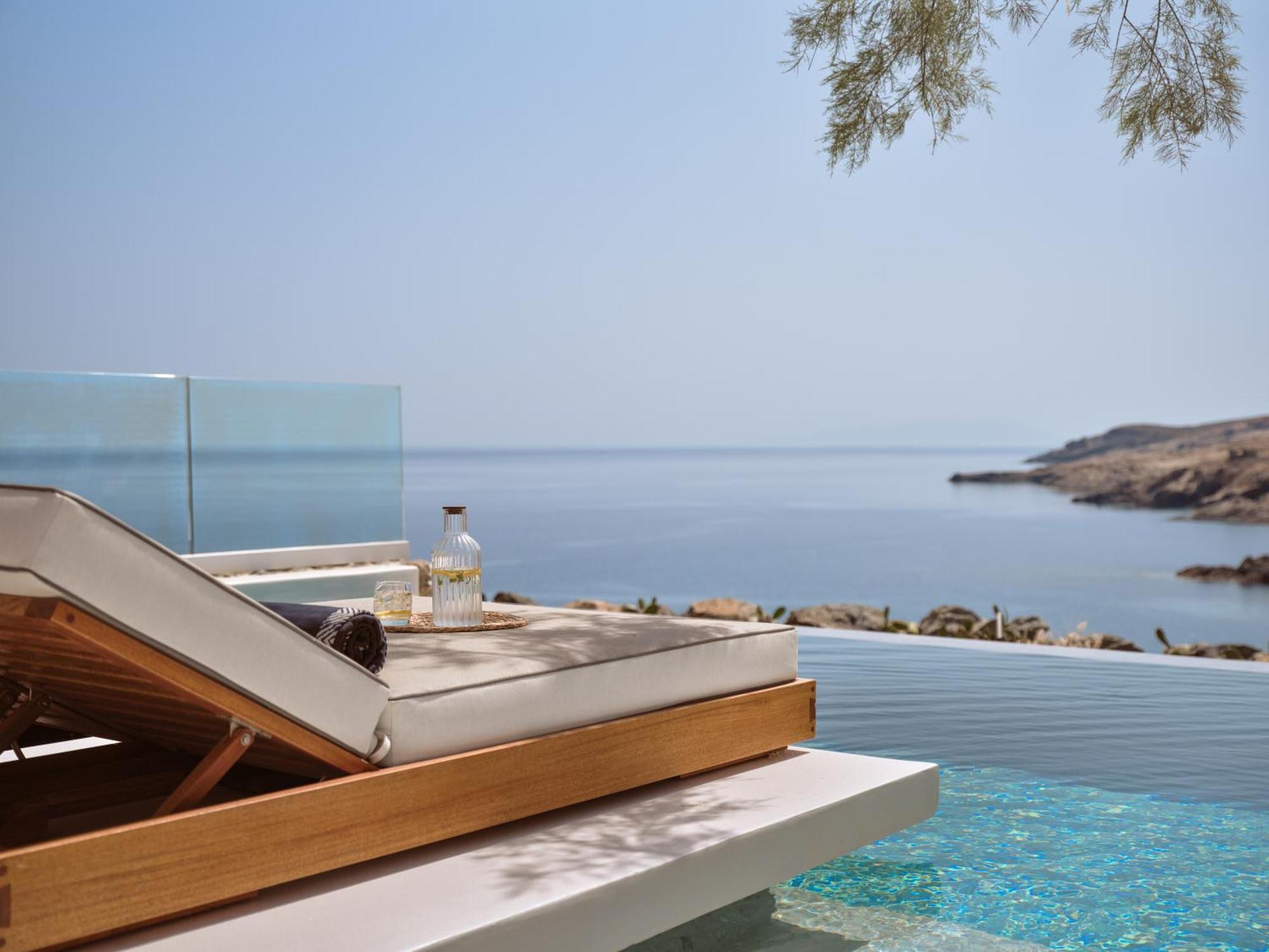 Semeli Coast Mykonos Curio Collection By Hilton Hotell Merchia Beach Eksteriør bilde