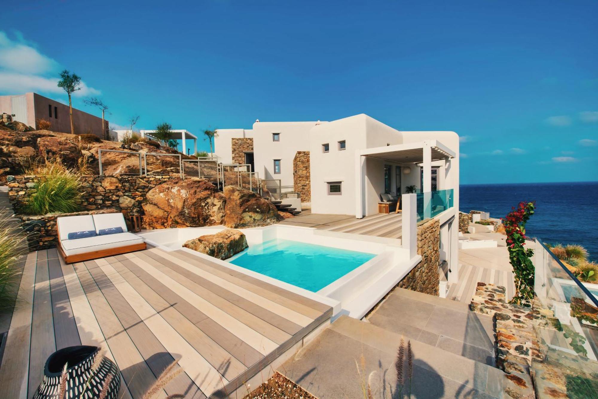 Semeli Coast Mykonos Curio Collection By Hilton Hotell Merchia Beach Eksteriør bilde